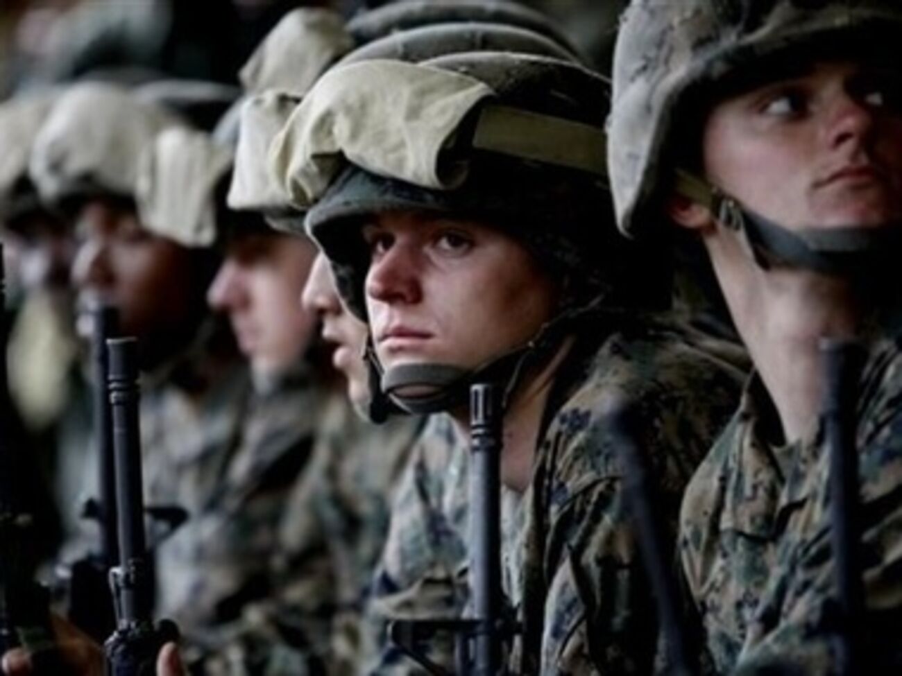 Для обучения новобранцев моделируются условия, максимально приближенные к боевым