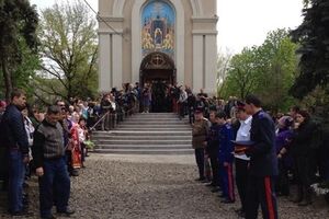 Похороны в Славянске