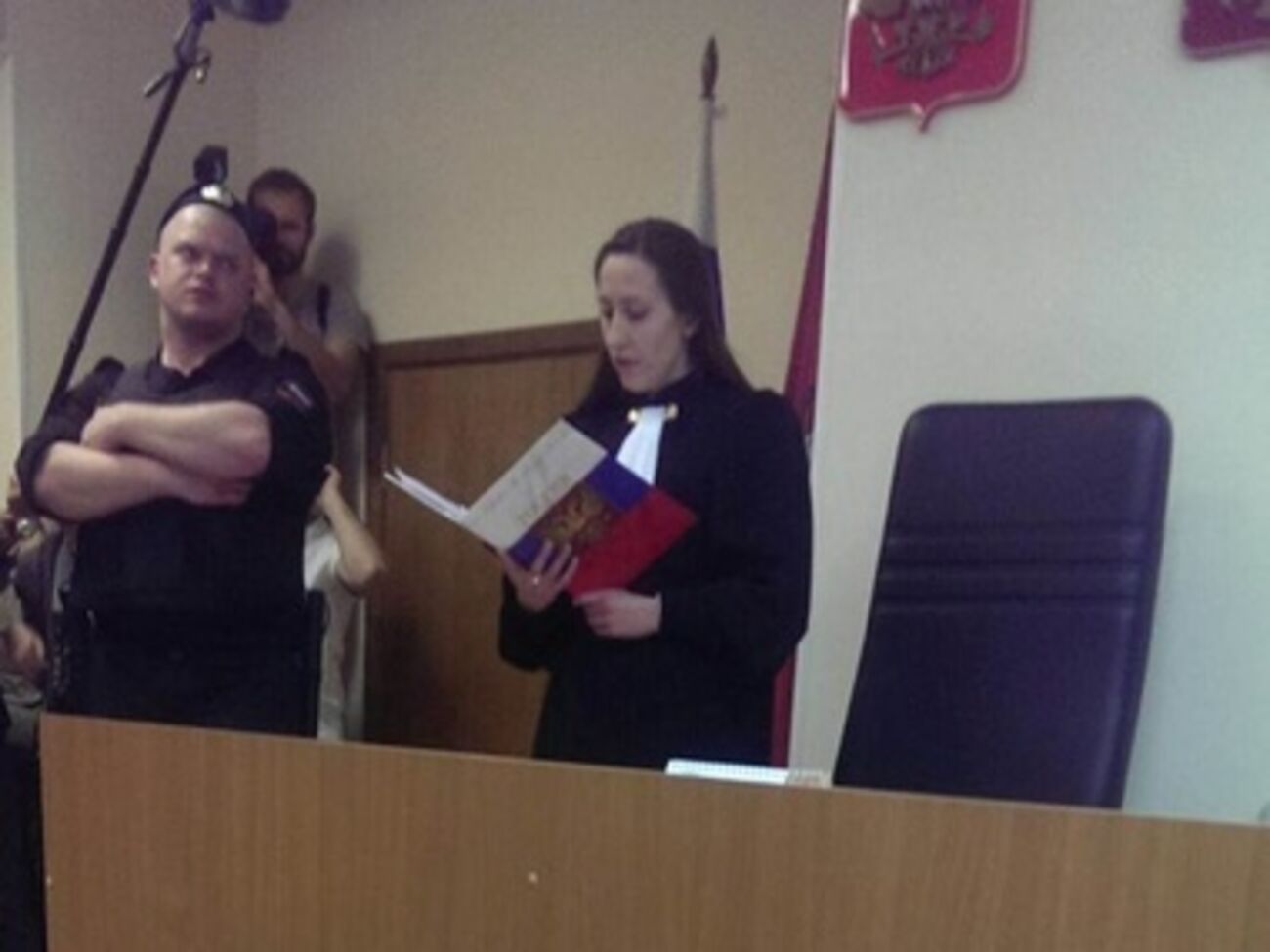 Судья Анна Некряч признала виновным российского оппозиционера Алексея Навального