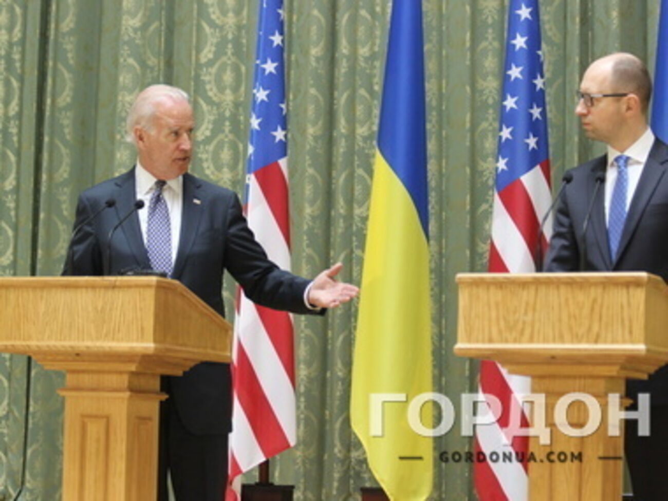 Брифинг Байдена и Яценюка: Агрессия России, реформы и инвестиции в Украину. Фоторепортаж