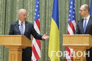 Брифинг Байдена и Яценюка: Агрессия России, реформы и инвестиции в Украину. Фоторепортаж