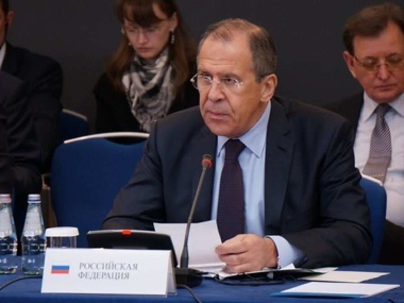Руководитель министерства иностранных дел России Сергей Лавров