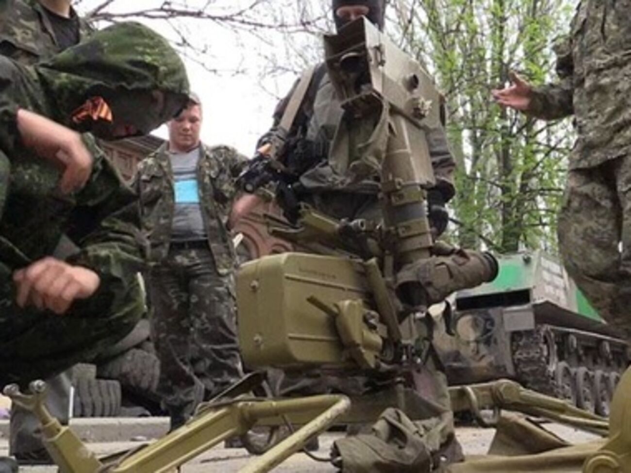 В инциденте участвовали силы так называемой "самообороны"