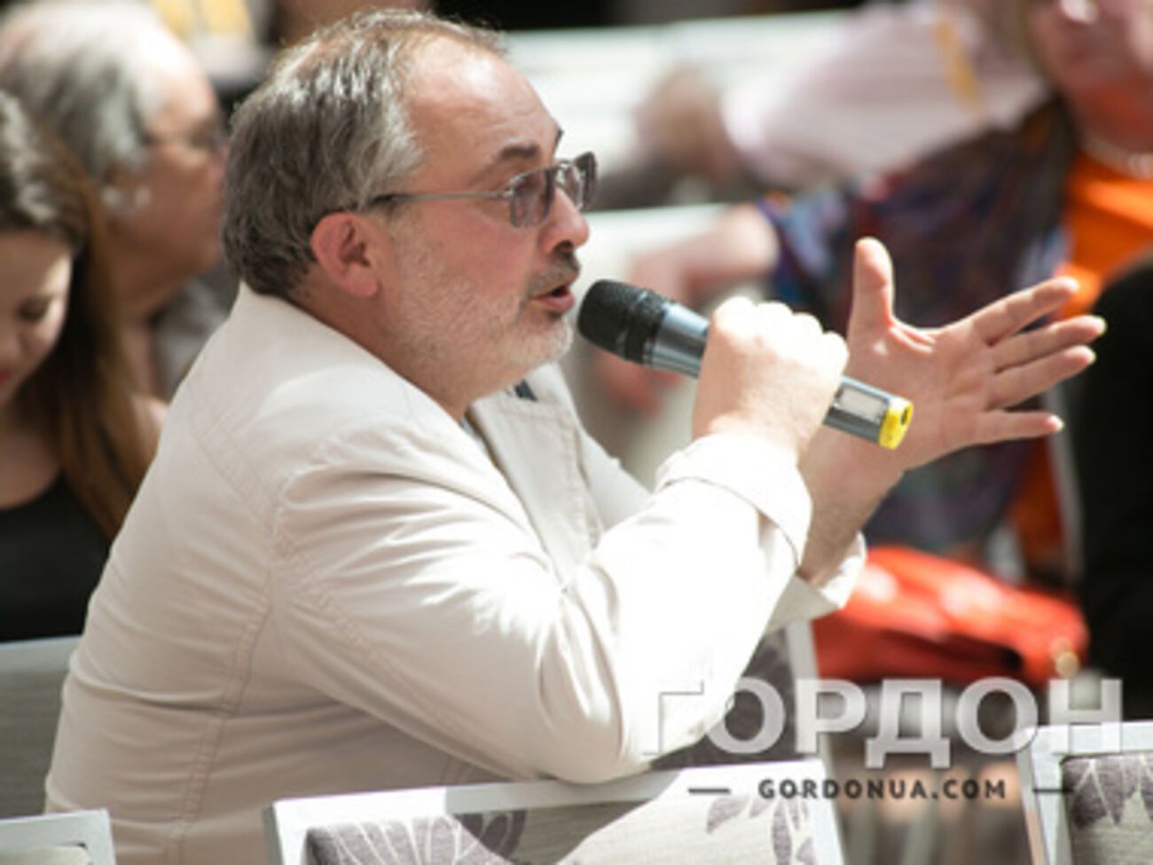 Марат Гельман выступает на конференции "Россия --- Украина: Диалог"