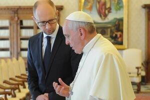 Арсений Яценюк встретился с Папой Римским