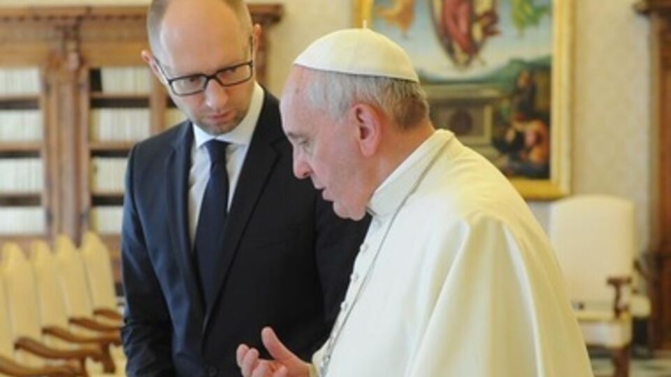 Арсений Яценюк встретился с Папой Римским