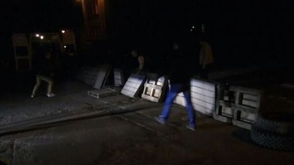 Баррикады в Стаханове