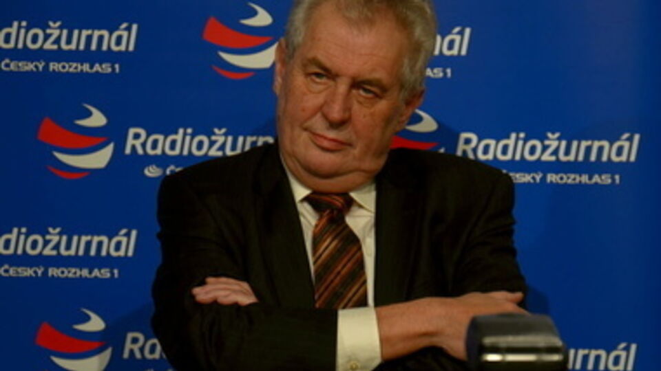 Президент Чехии Милош Земан