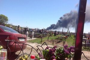 Склады горели два часа