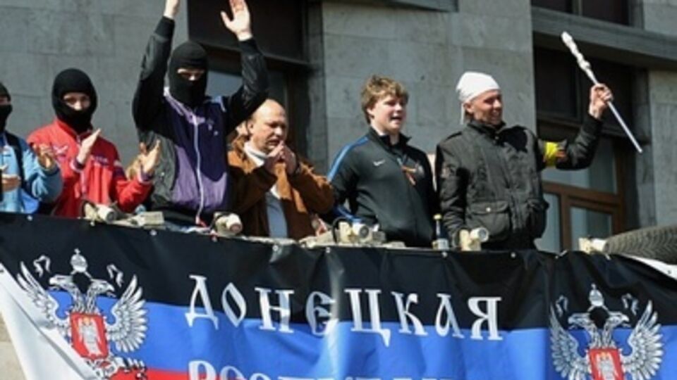 Пророссийские активисты ушли из Донецкой телерадиокомпании