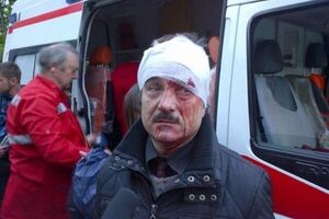 Один из пострадавших на митинге