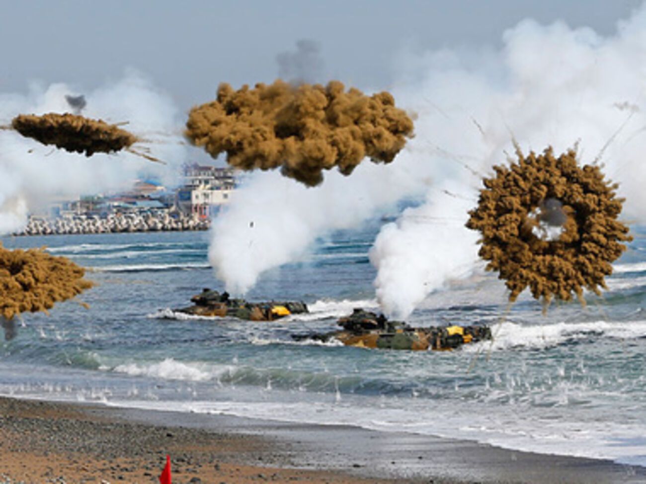 Военные учения КНДР