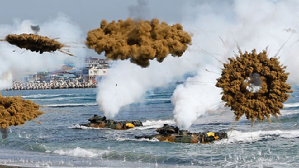 Военные учения КНДР