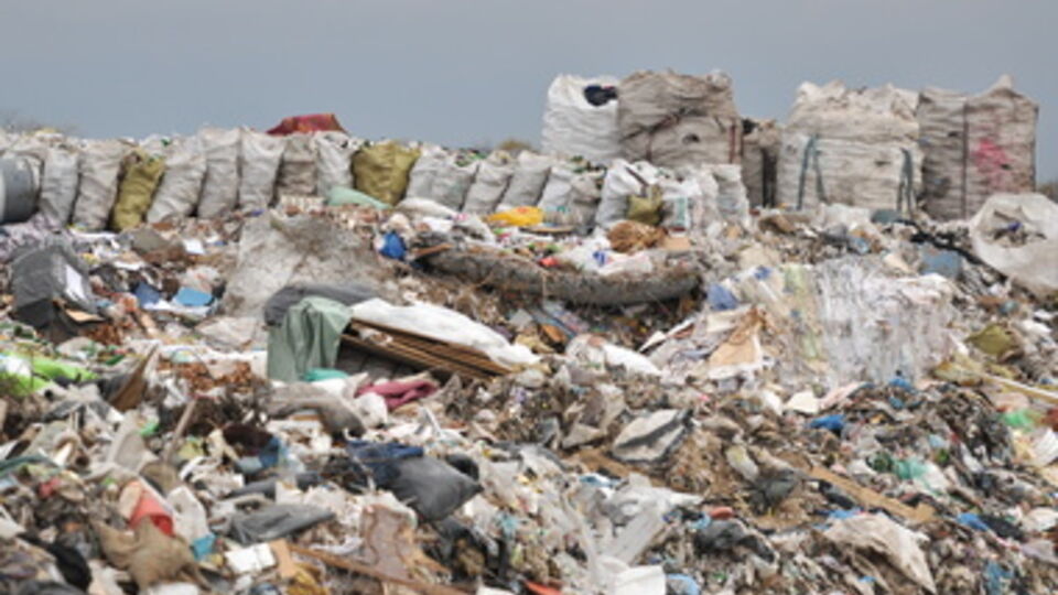 Полигон мусора под Киевом