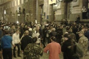 В драке участвовали несколько сотен человек