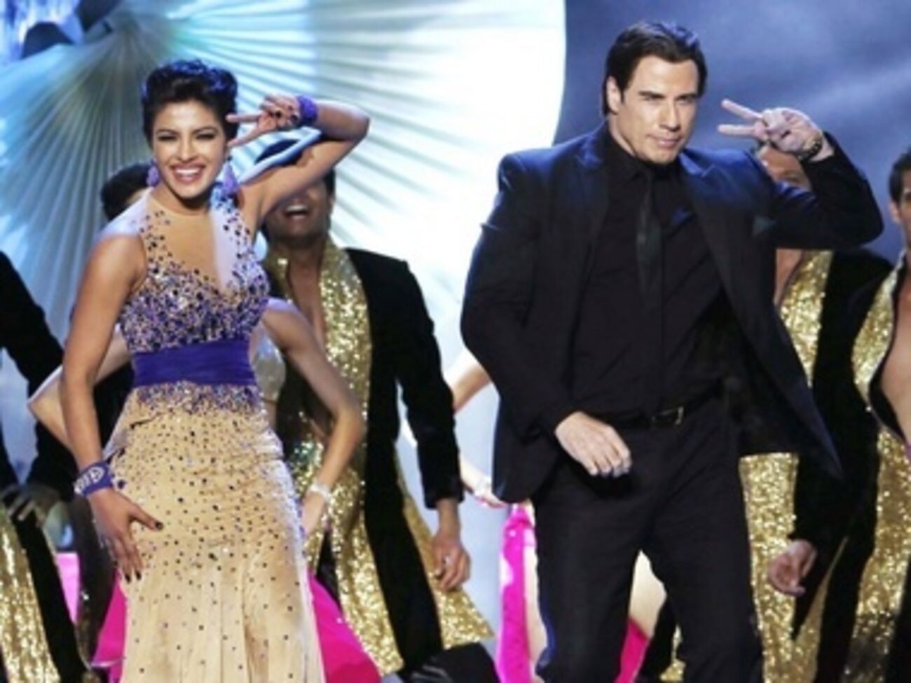 Траволта на церемонии награждения