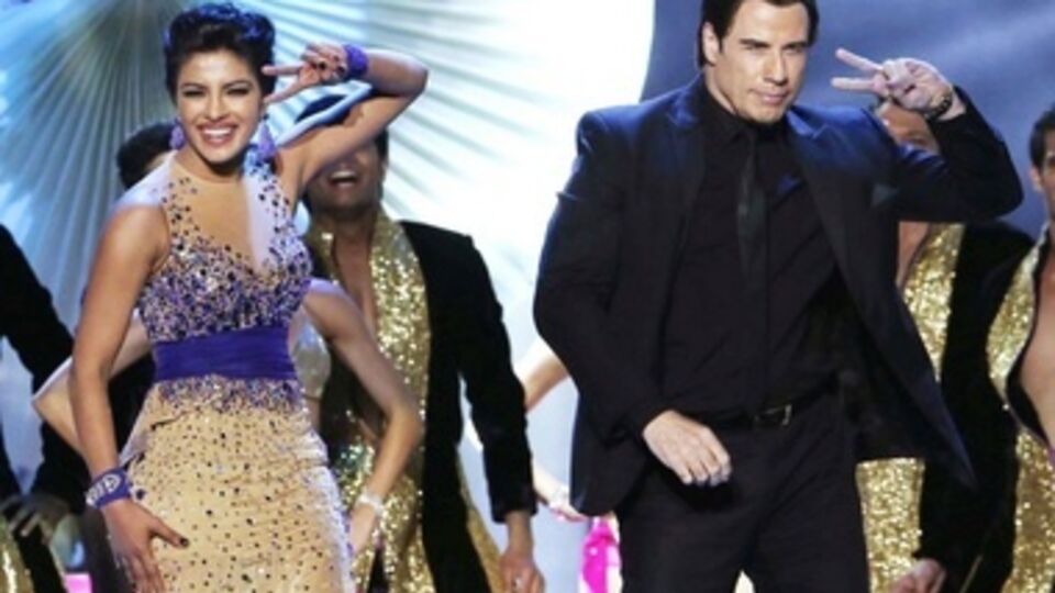 Траволта на церемонии награждения