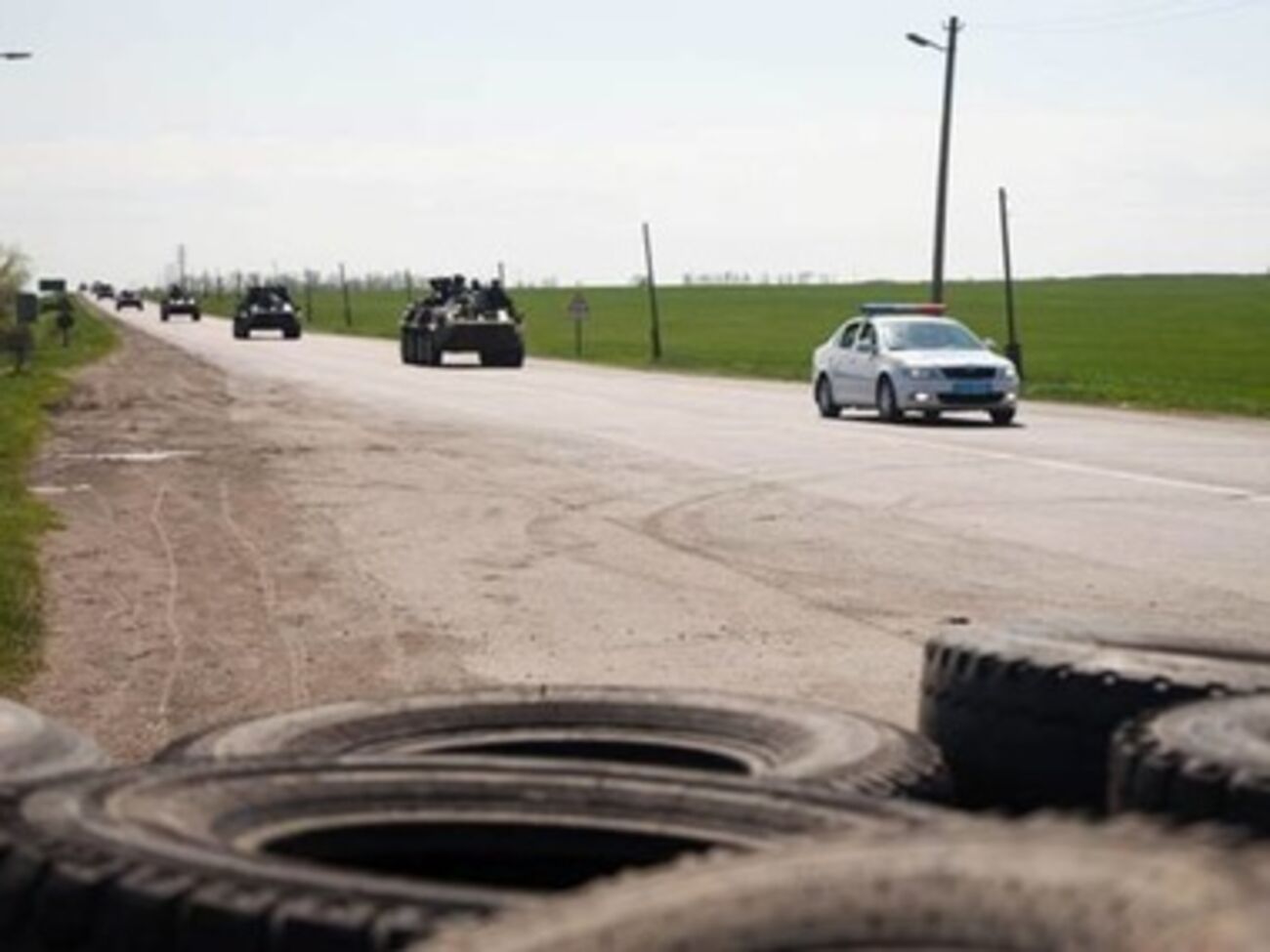 Территорию ликвидированных блокпостов контролируют правоохранители