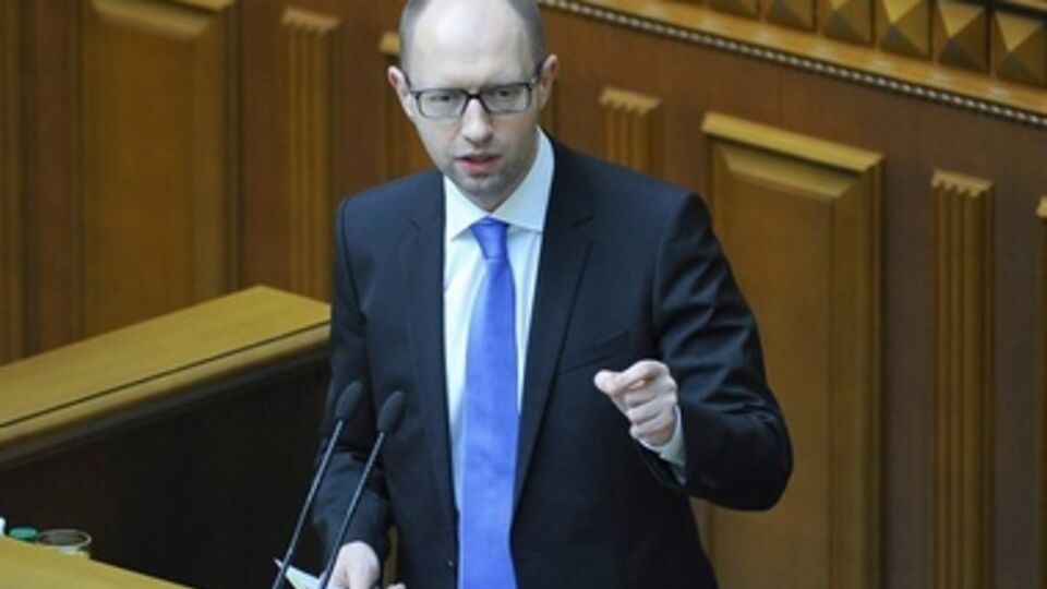 Премьер-министра Украины Арсений Яценюк