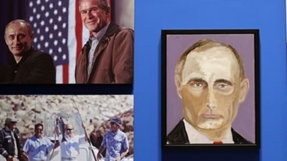 Джордж Буш-младший пишет портреты тех лидеров, с которыми знаком лично