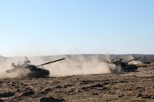 В Черниговской области прошли военные учения. Фоторепортаж