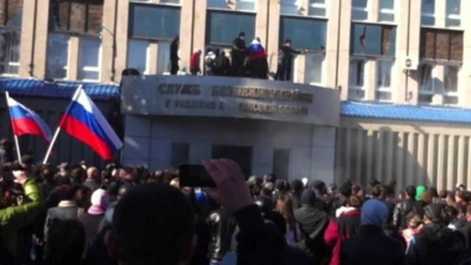 Штурм СБУ в Луганске