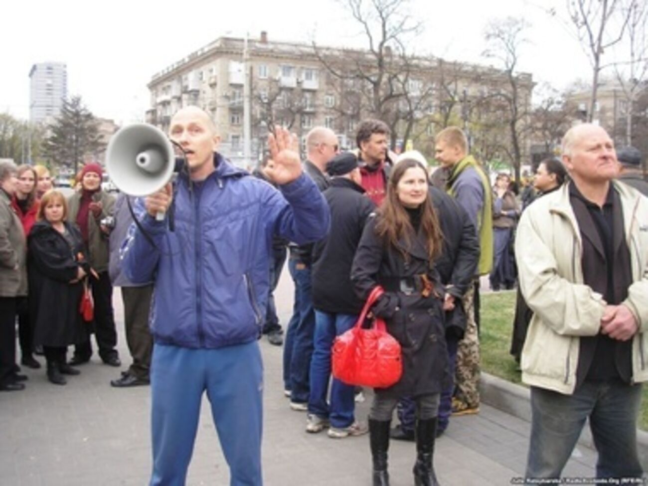 Пророссийский митинг в Днепропетровске