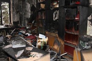 Харьковская облгосадминистарция после штурма, пожара и освобождения. Фоторепортаж