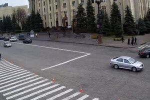 На площади Свободы в Харькове митингующих нет