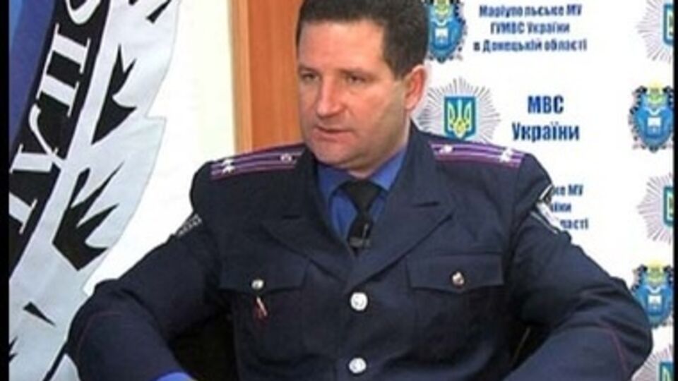 Погибший начальник ГАИ Мариуполя Виктор Саенко