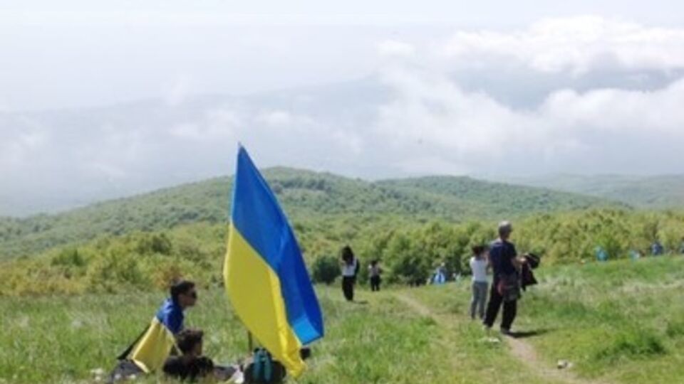 Восхождение на гору длилось около четырех часов