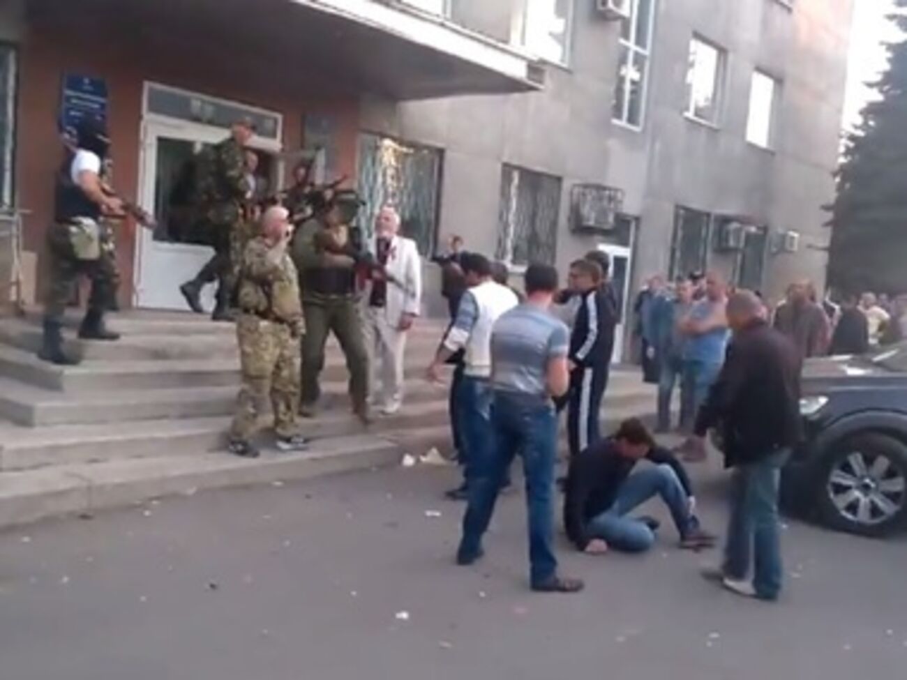 Батальон "Днепр" прибыл в Красноармейск сегодня днем