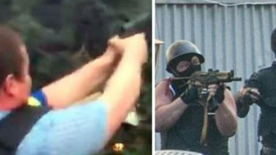 Этих двух стрелков, действовавших по разные стороны баррикад, приняли за одного человека