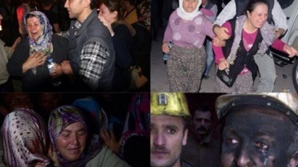 У входа в шахту и у дверей больниц, куда доставлены шахтеры, дежурят близкие пострадавших