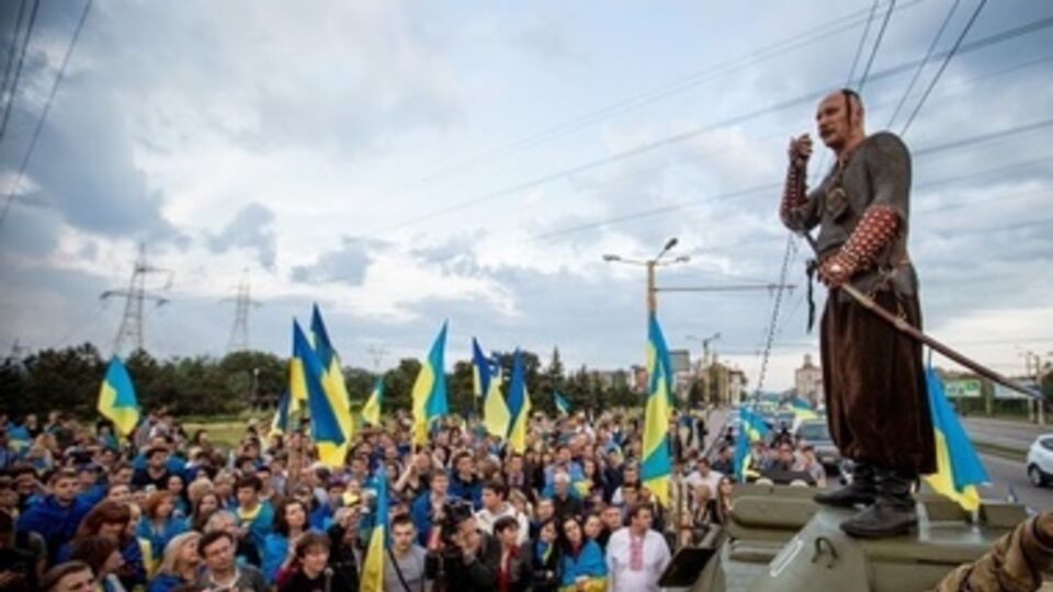 Несмотря на информацию о возможных провокациях, сотни запорожцев вышли на улицы