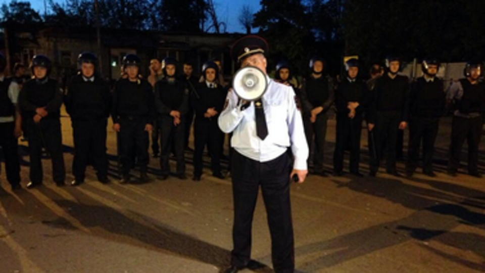 Полиция особо не церемонилась с протестующими.