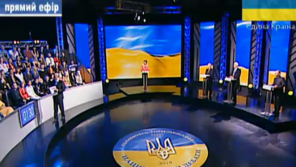 Пятый выпуск "Национальных дебатов" в прямом эфире НТКУ
