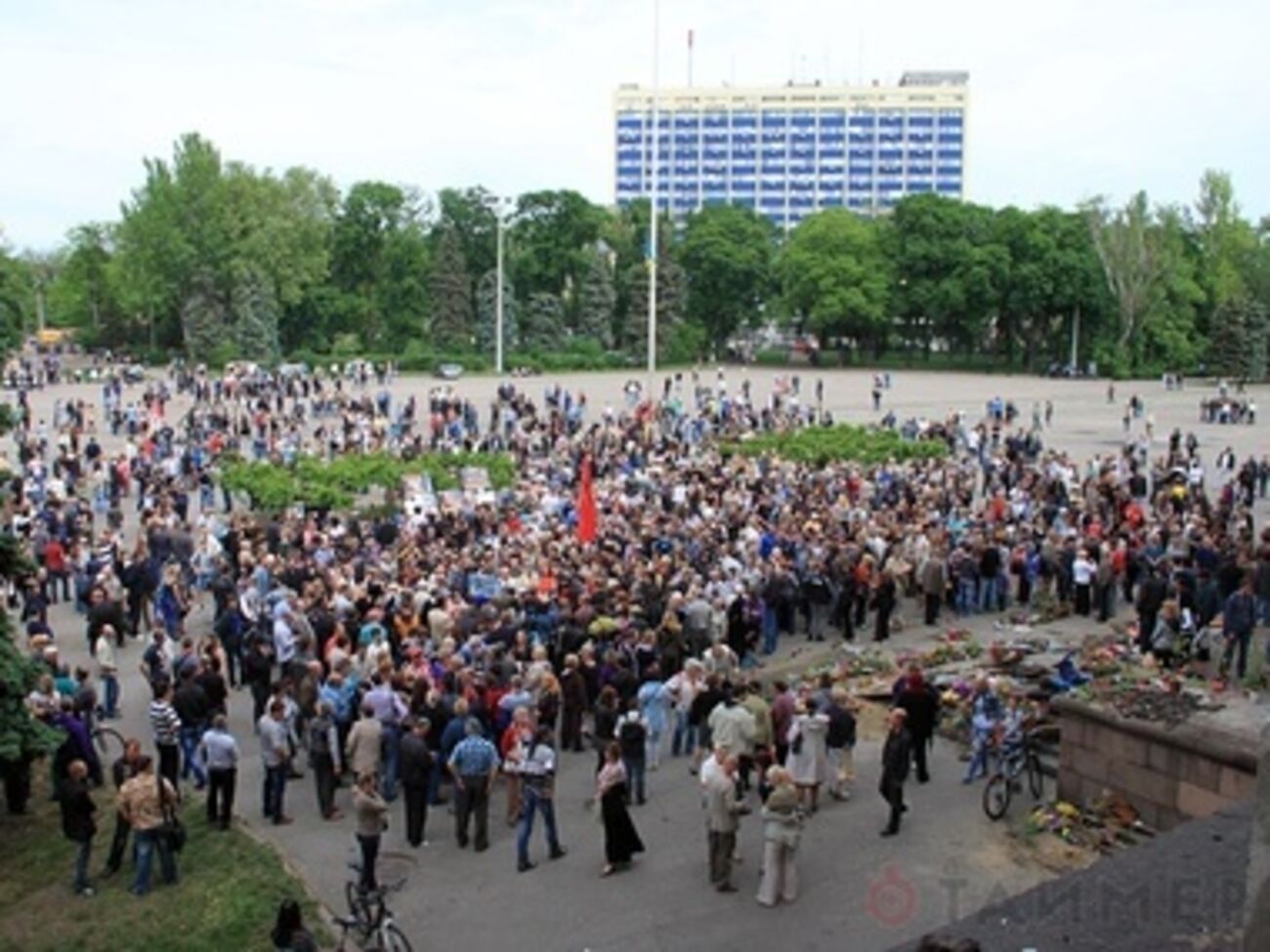 Митинг прошел мирно