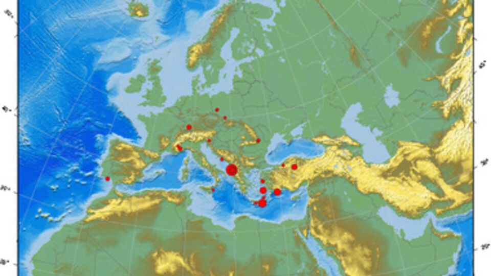 На Балканах произошло землетрясение магнитудой 5,2