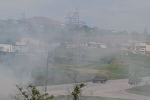 Керчь накрыла дымовая завеса