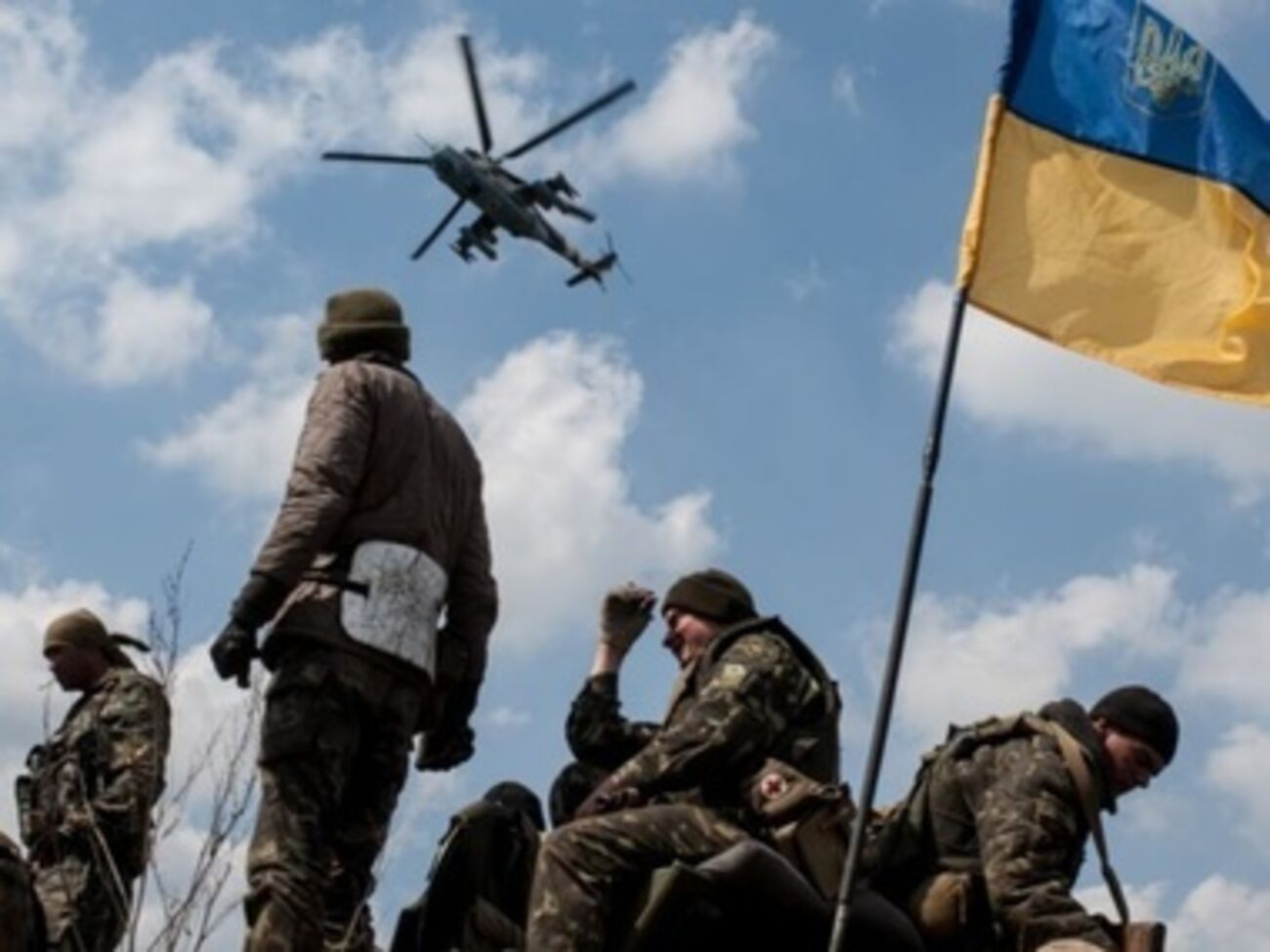 Украинские военные проводят АТО в Славянске