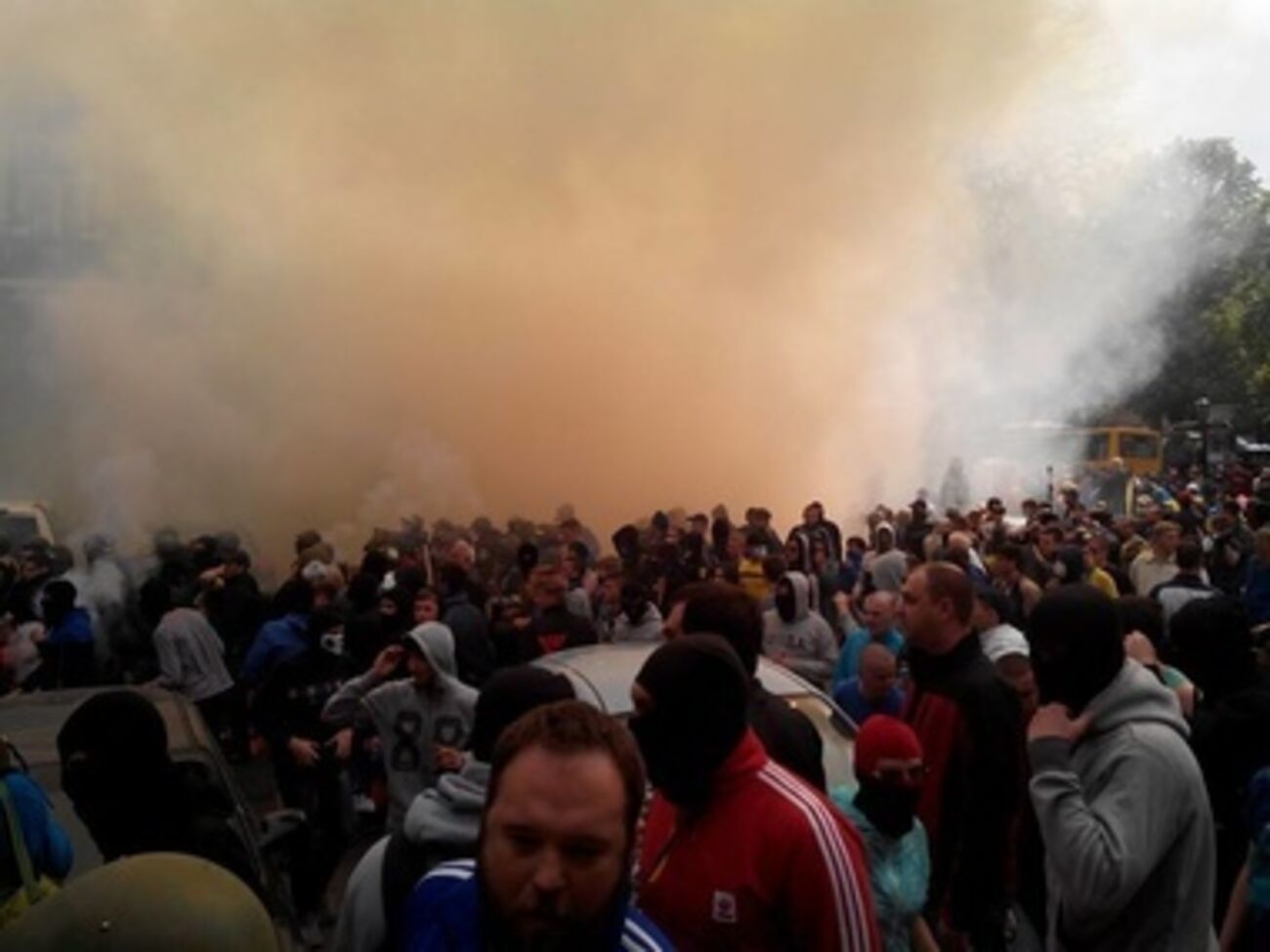 В конфликте участвуют футбольные ультрас