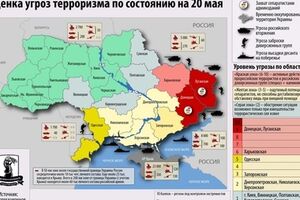 Оценка угроз на востоке и юге Украины на 20 мая. Инфографика