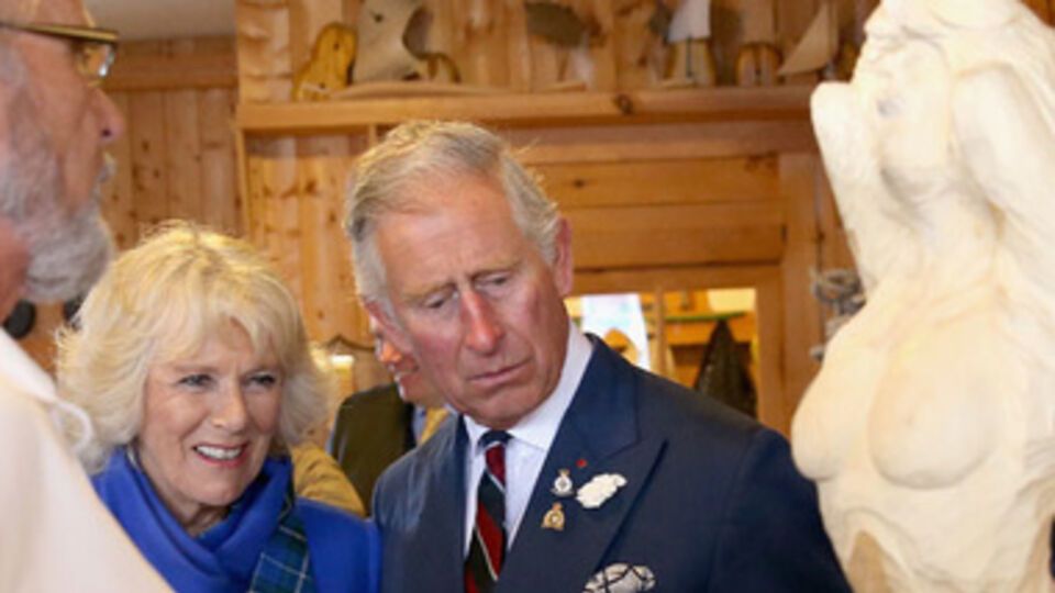 Принц Чарльз в музее иммиграции