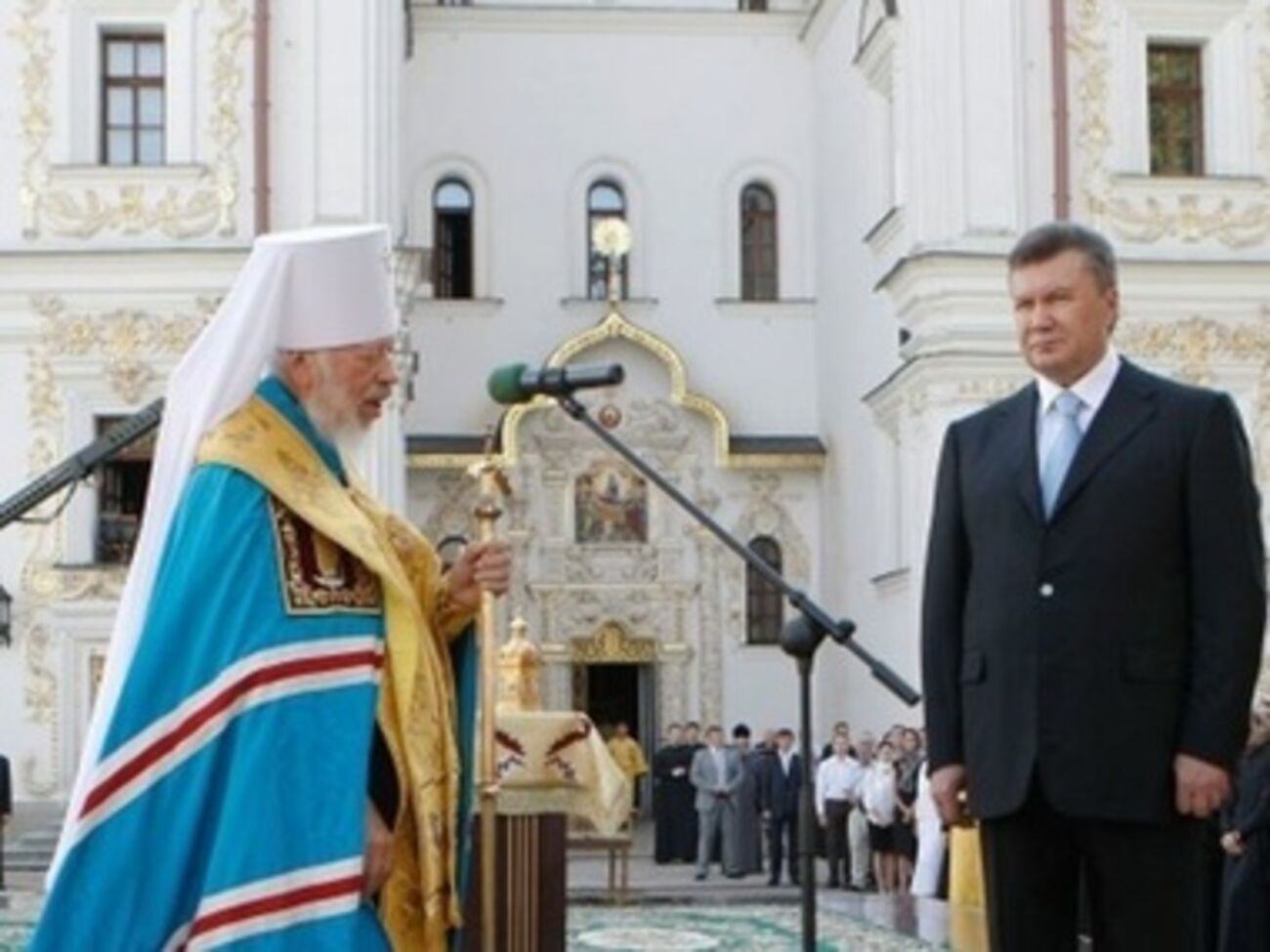 Митрополит Владимир и Виктор Янукович