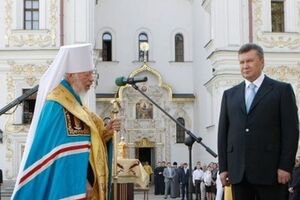 Митрополит Владимир и Виктор Янукович