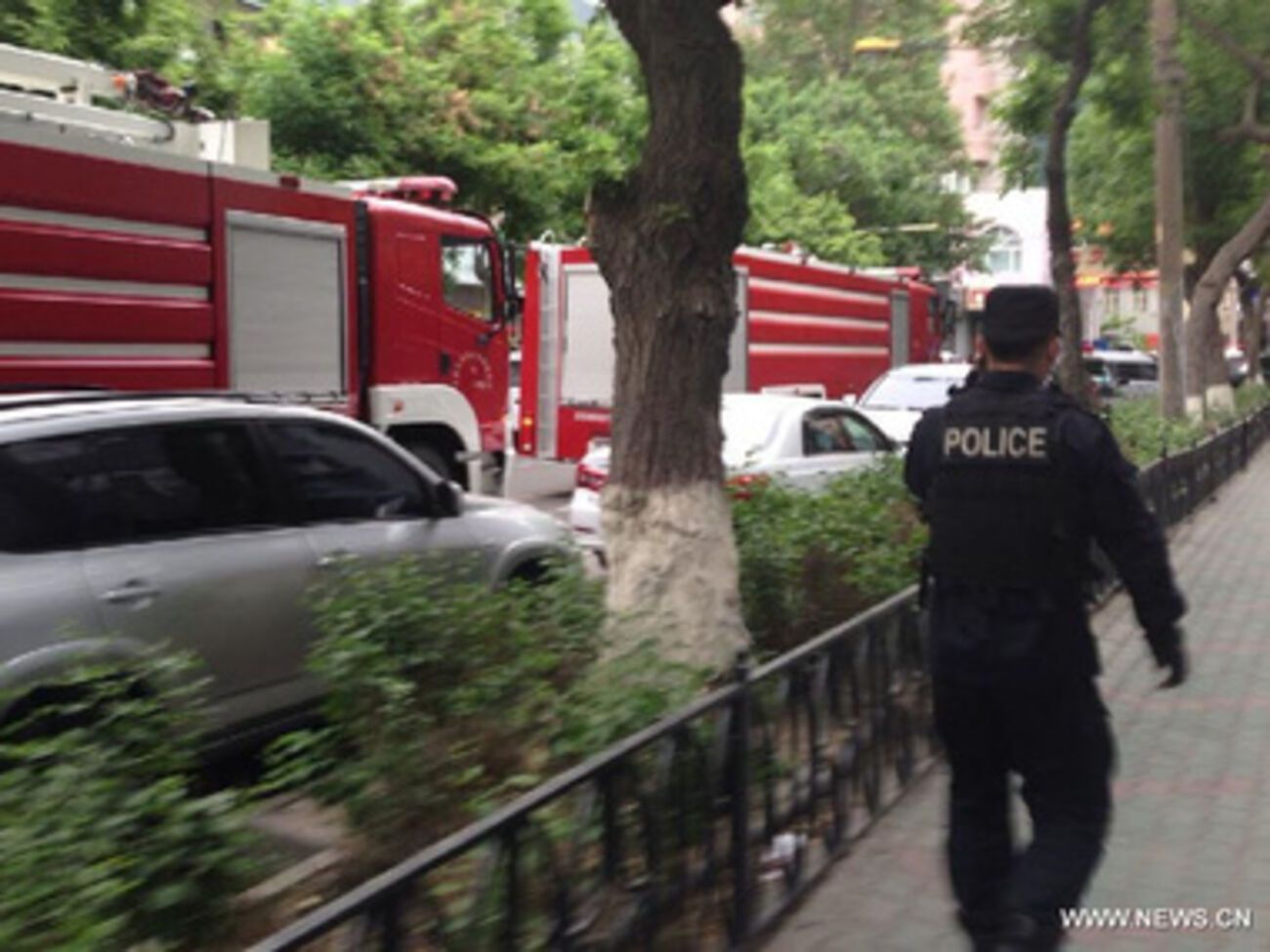 По словам очевидца, на рынке прозвучало около&nbsp;десятка "больших взрывов"