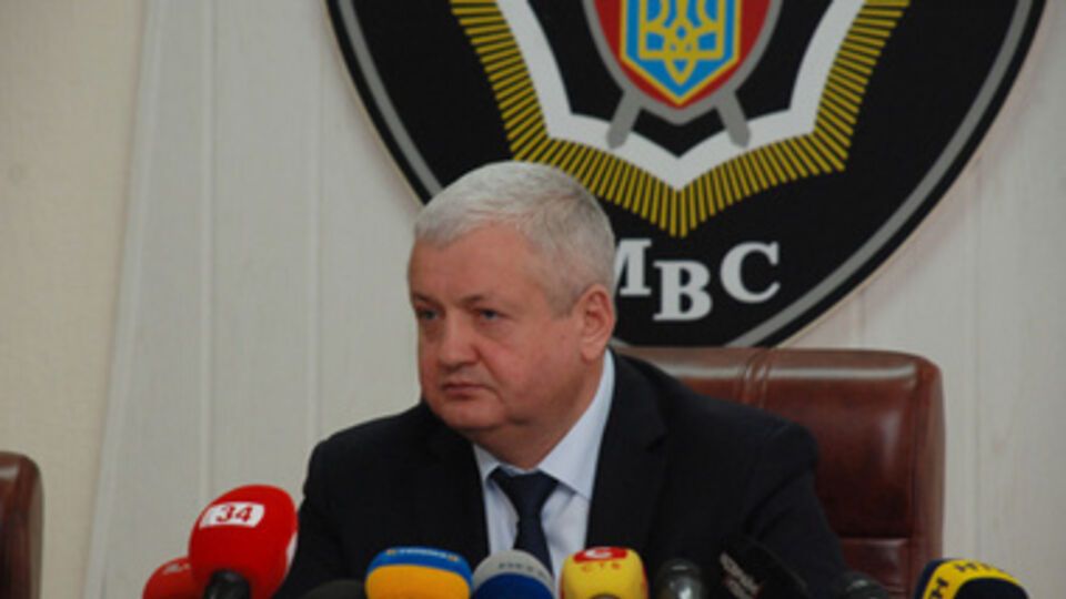 Виталий Глуховеря временно будет руководить милицией Днепропетровской области