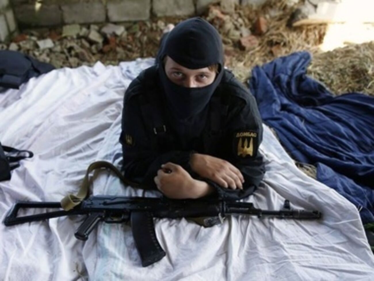 Один из оставшихся в живых бойцов батальона "Донбасс" Артур