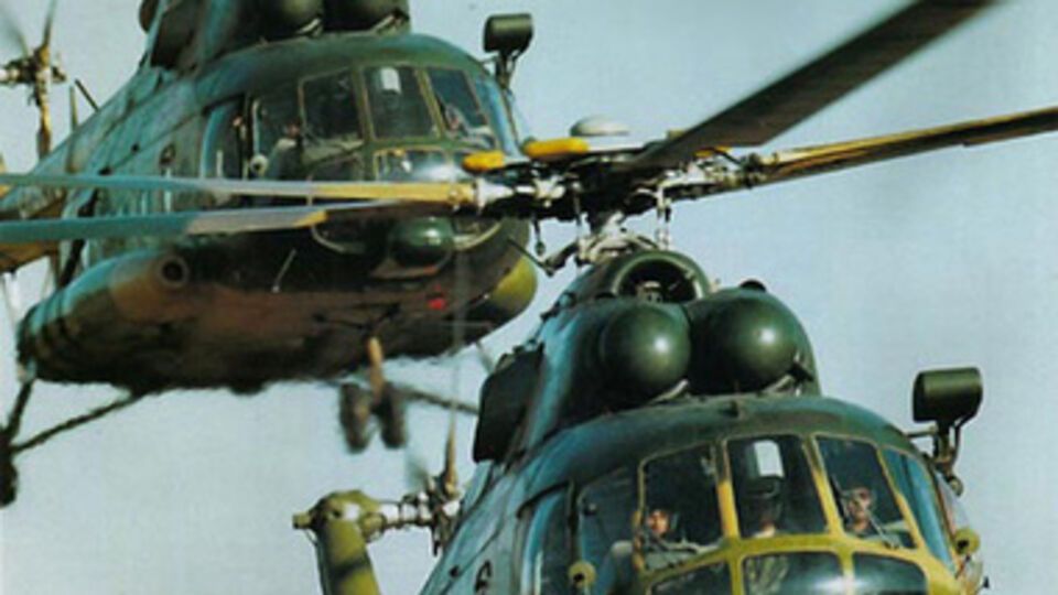 Два российских вертолета пытались влететь из Крыма на материковую Украину